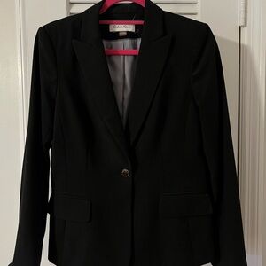 Calvin Klein Women's Black Suit Jacket/Blazer